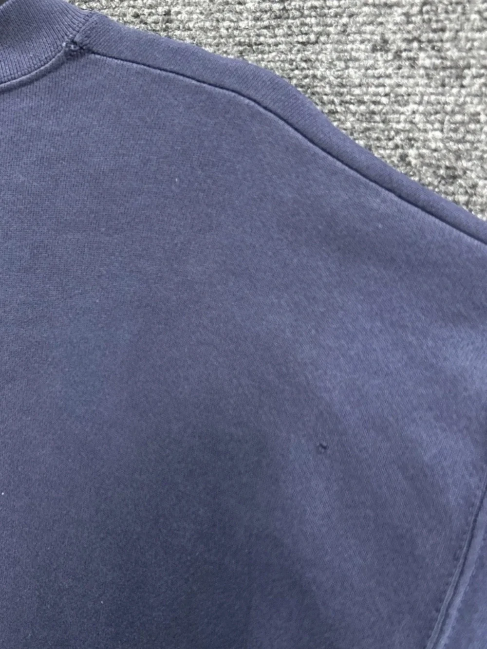 90s Notre Dame Fighting Irish Crewneck Navy Football Men's Size L USA Faded Blue